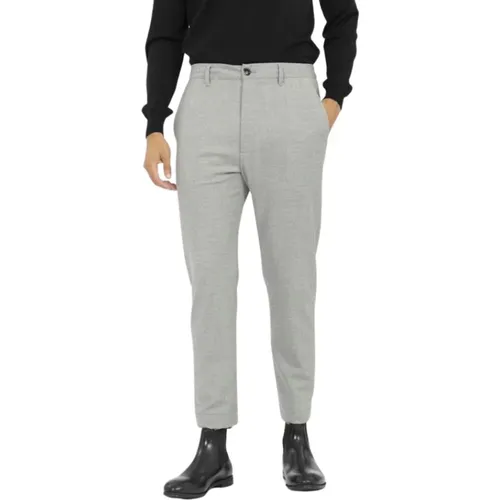 Jogger Pants with Zipper and Adjustable Hem , male, Sizes: M, L - Nine In The Morning - Modalova