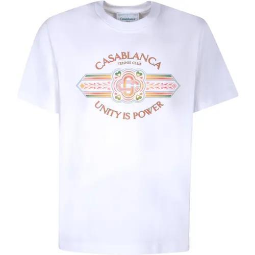 Mens Clothing T-Shirts Polos Ss24 , male, Sizes: M - Casablanca - Modalova