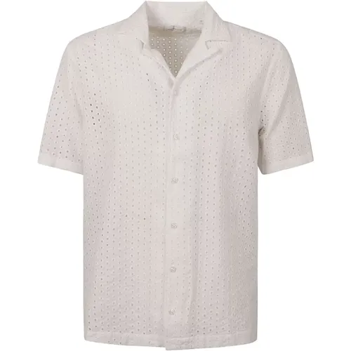 Mens Clothing Shirts 800 Bianco Ss24 , male, Sizes: XL - Tagliatore - Modalova