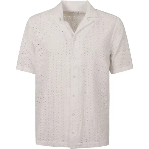 Mens Clothing Shirts 800 Bianco Ss24 , male, Sizes: XL, M - Tagliatore - Modalova