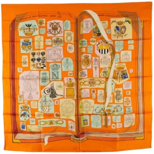 Pre-owned Silk scarves , female, Sizes: ONE SIZE - Hermès Vintage - Modalova