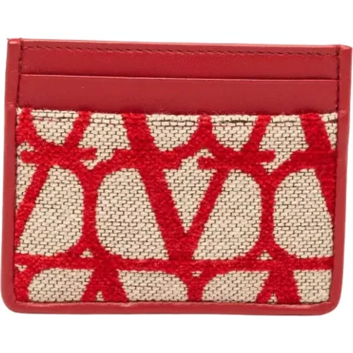 Pre-owned Canvas wallets , female, Sizes: ONE SIZE - Valentino Vintage - Modalova