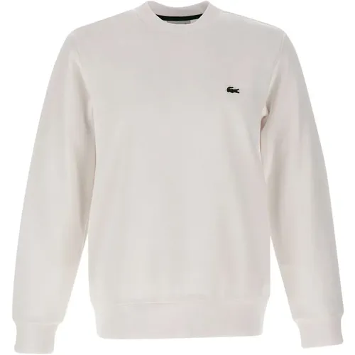 Cotton Sweatshirt with Logo Patch , male, Sizes: 2XL, XL - Lacoste - Modalova