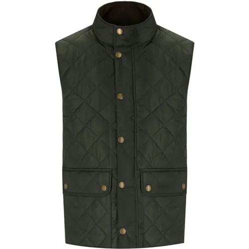 Diamantgestepptes Salbeigrünes Gilet , Herren, Größe: M - Barbour - Modalova