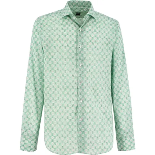 Men's Clothing Shirts C09948_8 Ss24 , male, Sizes: 5XL, 4XL, 3XL - Fedeli - Modalova