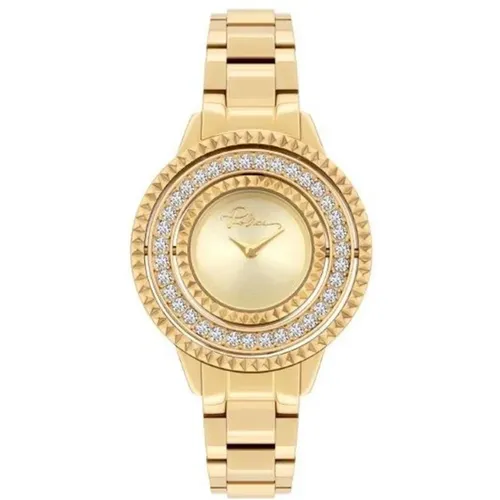 Gold Womens Quartz Analog Watch , female, Sizes: ONE SIZE - Police - Modalova