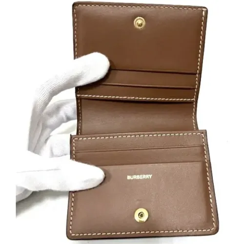 Pre-owned Leather wallets , female, Sizes: ONE SIZE - Burberry Vintage - Modalova