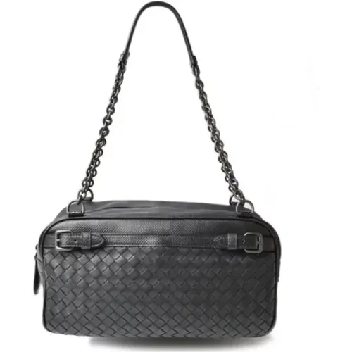 Pre-owned Leather Bottega Veneta Shoulder Bag , female, Sizes: ONE SIZE - Bottega Veneta Vintage - Modalova