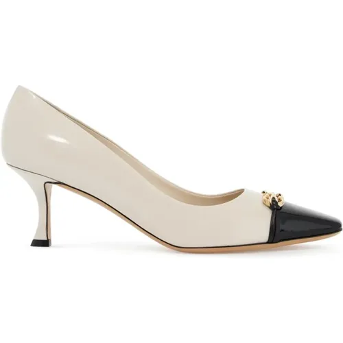 Gancini Ornament Lederpumps , Damen, Größe: 35 EU - Salvatore Ferragamo - Modalova