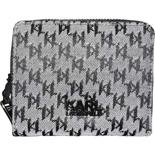 Grey Wallet Tech Fabric Regular Cut , male, Sizes: ONE SIZE - Karl Lagerfeld - Modalova