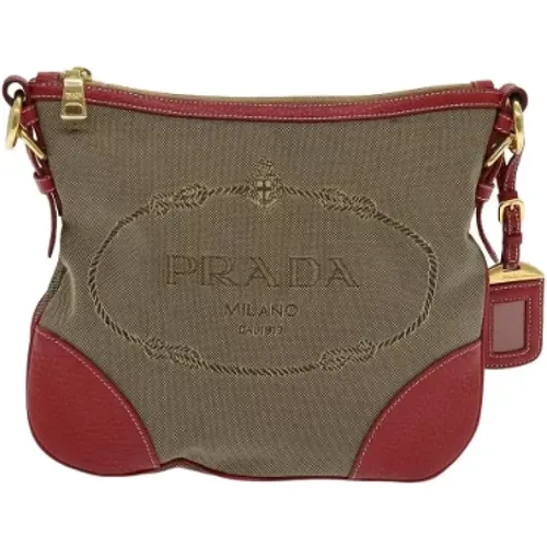 Pre-owned Canvas prada-bags , female, Sizes: ONE SIZE - Prada Vintage - Modalova