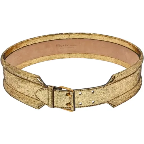 Pre-owned Leather belts , female, Sizes: ONE SIZE - Alexander McQueen Pre-owned - Modalova