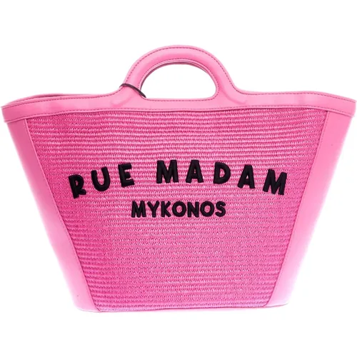 Fuxia Shopping Handtasche Ss23 , Damen, Größe: ONE Size - Rue Madam - Modalova