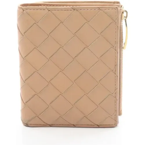 Pre-owned Leather wallets , female, Sizes: ONE SIZE - Bottega Veneta Vintage - Modalova