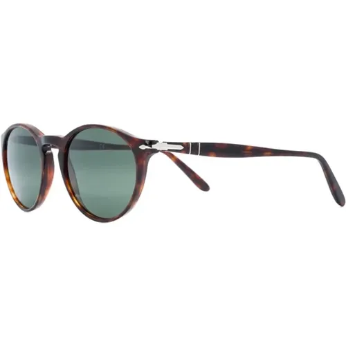 Braun/Havanna Sonnenbrille , Herren, Größe: 52 MM - Persol - Modalova
