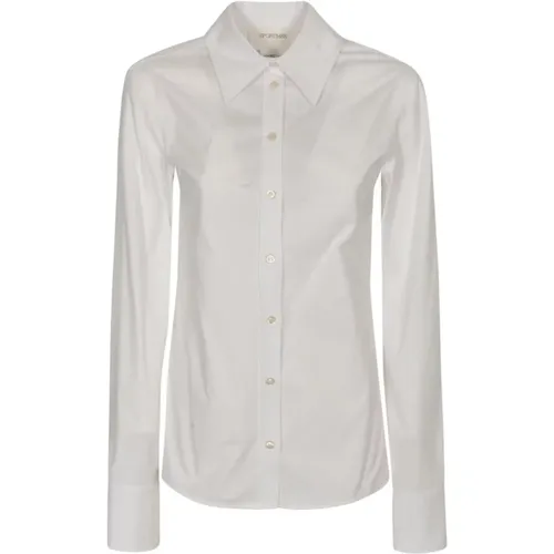Cotton Poplin Classic Shirt , female, Sizes: M, S - SPORTMAX - Modalova