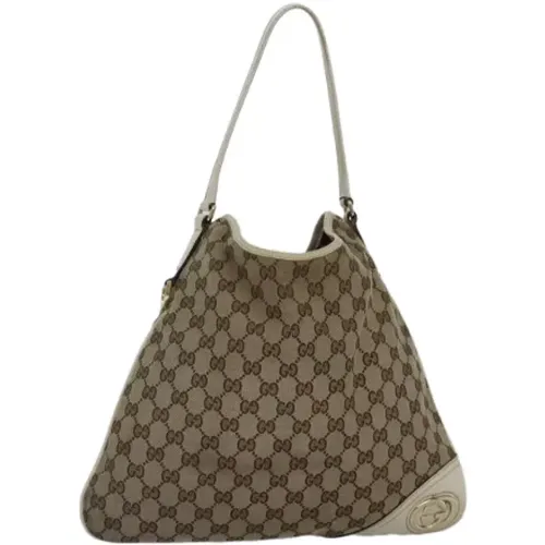 Pre-owned Canvas shoulder-bags , female, Sizes: ONE SIZE - Gucci Vintage - Modalova