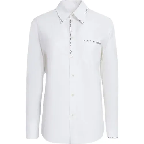 Long Sleeve Shirt , female, Sizes: 2XS, S, XS - Marni - Modalova