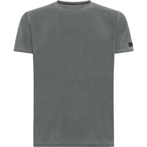 Graues Techno Wash Piqué T-Shirt , Herren, Größe: 2XL - RRD - Modalova