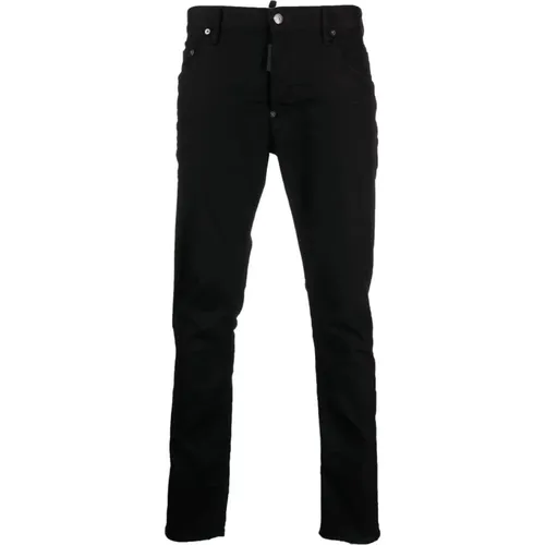 Cotton Skinny Jeans with Five Pockets , male, Sizes: 3XL - Dsquared2 - Modalova