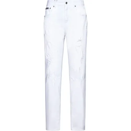 Boyfriend Jeans , female, Sizes: M - Dolce & Gabbana - Modalova