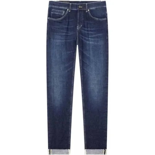 Skinny Fit Niedrige Taille Dunkle Waschung Jeans - Dondup - Modalova