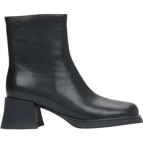 Women's Classic Ankle Boots made of Genuine Leather with a Sturdy Heel Er00115876 , female, Sizes: 5 UK, 3 UK, 4 UK, 6 UK - Estro - Modalova