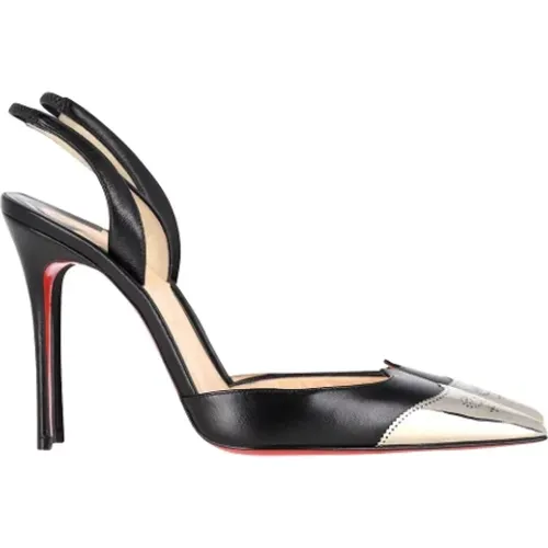 Pre-owned Leather heels , female, Sizes: 5 1/2 UK - Christian Louboutin Pre-owned - Modalova