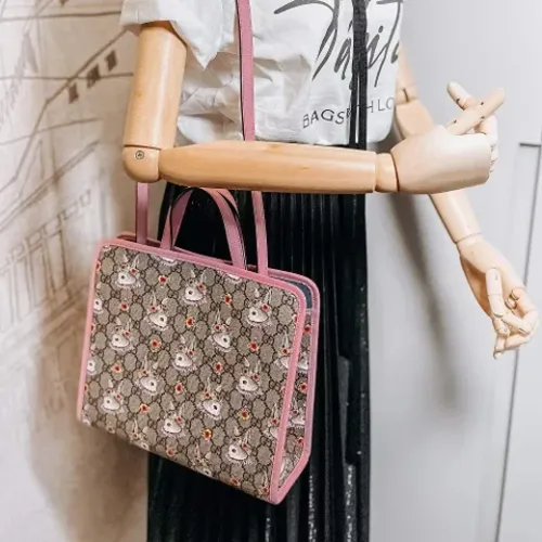 Gebrauchte Rosa Leinwand-Tasche - Gucci Vintage - Modalova