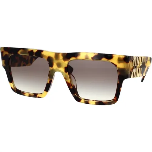 Oversize Quadratische Sonnenbrille , Damen, Größe: 55 MM - Miu Miu - Modalova