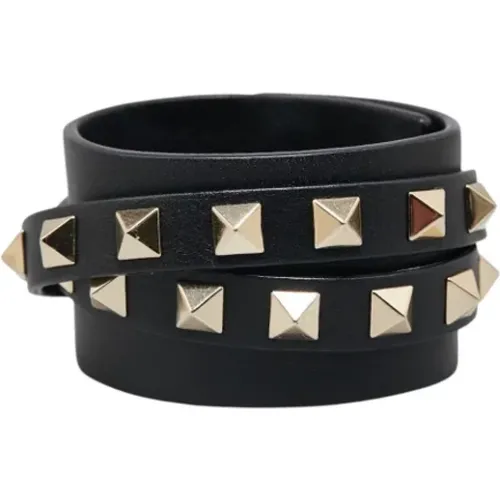 Pre-owned Leather bracelets , female, Sizes: ONE SIZE - Valentino Vintage - Modalova