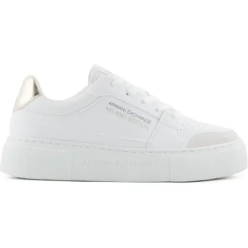 Weiße Sneakers Xdx157 Xv838 K702 , Damen, Größe: 37 EU - Armani Exchange - Modalova