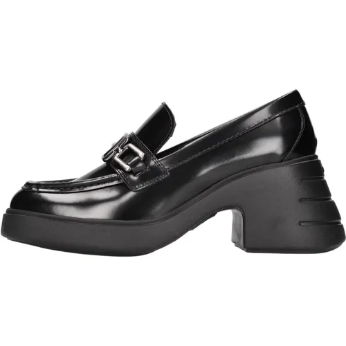 Flache Schuhe Schwarz , Damen, Größe: 40 EU - Hogan - Modalova