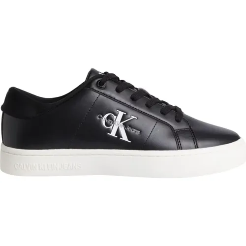 Schwarze Low Leisure Sneakers , Damen, Größe: 36 EU - Calvin Klein Jeans - Modalova