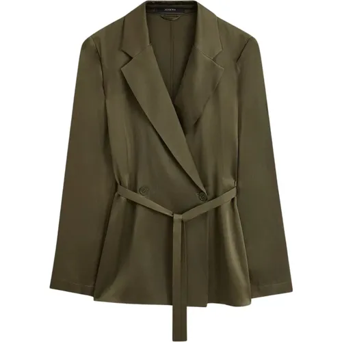 Seidensatin Joubert Jacke Avocado - joseph - Modalova