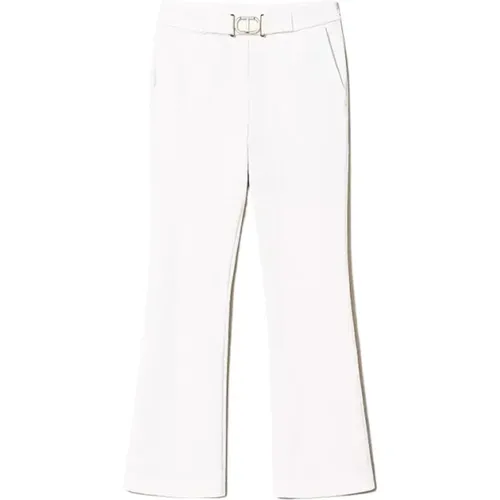 Flare Pants with Oval Buckle , female, Sizes: M, L, 2XS - Twinset - Modalova