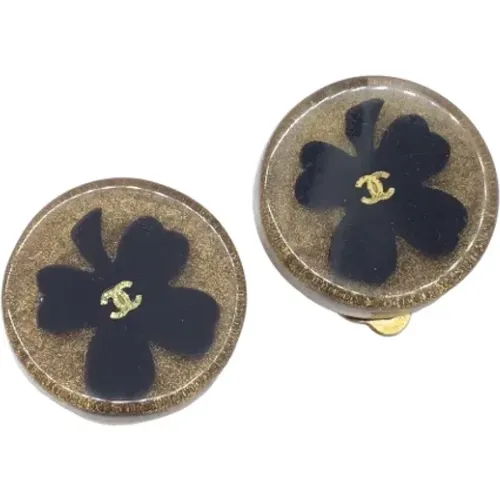 Pre-owned Metal earrings , female, Sizes: ONE SIZE - Chanel Vintage - Modalova