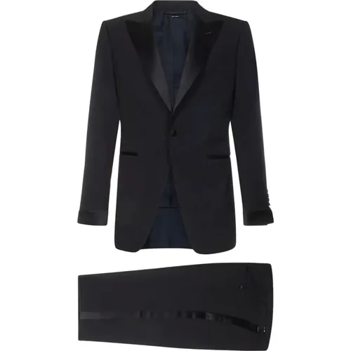 Single Breasted Suit Set , male, Sizes: M - Tom Ford - Modalova