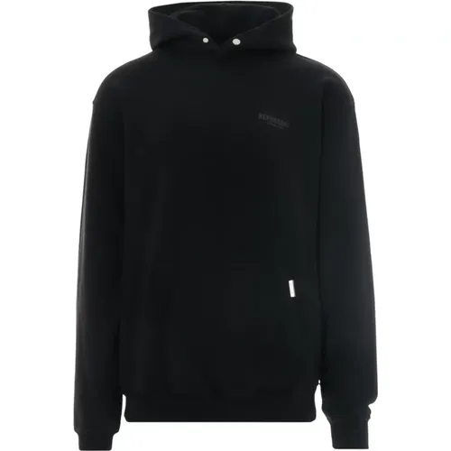Cotton Hooded Sweatshirt for Men , male, Sizes: XL, L, M - Represent - Modalova