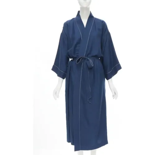 Pre-owned Cashmere outerwear , female, Sizes: M - Hermès Vintage - Modalova