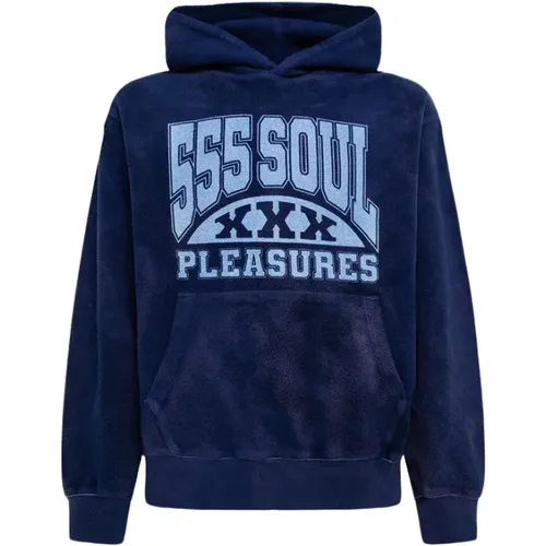 Logo Kapuzenpullover , Herren, Größe: S - Pleasures - Modalova