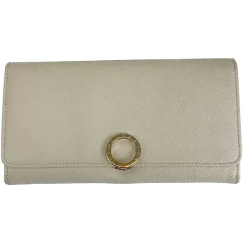 Pre-owned Leder Portemonnaies , Damen, Größe: ONE Size - Bvlgari Vintage - Modalova