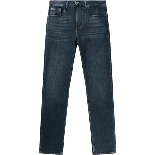 Dunkelblaue Slimmy Tapered Jeans , Herren, Größe: 4XL - 7 For All Mankind - Modalova