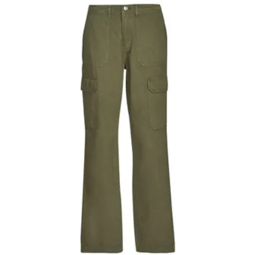 Cargohose in Khaki für Frauen , Damen, Größe: L L32 - Only - Modalova