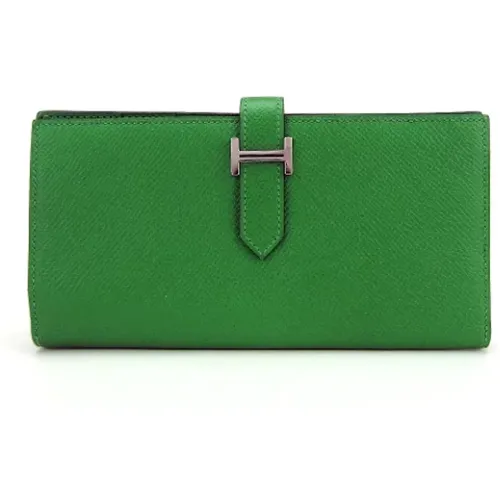 Pre-owned Leather wallets , female, Sizes: ONE SIZE - Hermès Vintage - Modalova