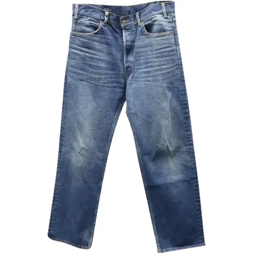 Pre-owned Cotton jeans , female, Sizes: L - Celine Vintage - Modalova