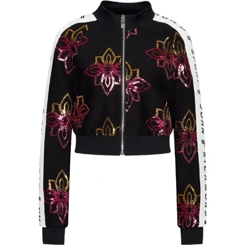 Zip Hoodie , Damen, Größe: XS - John Richmond - Modalova