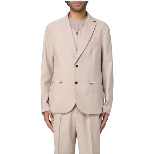 Jackets for Men , male, Sizes: XL, L - Emporio Armani - Modalova