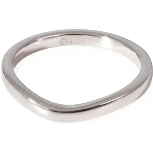 Pre-owned Platinum rings , female, Sizes: ONE SIZE - Cartier Vintage - Modalova