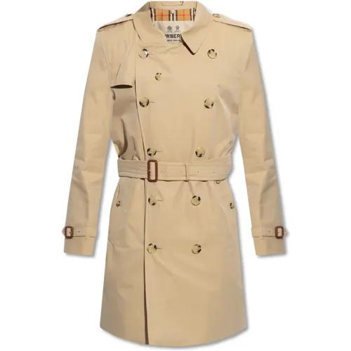 Cotton Trench Coat , male, Sizes: L, XL, S, M - Burberry - Modalova